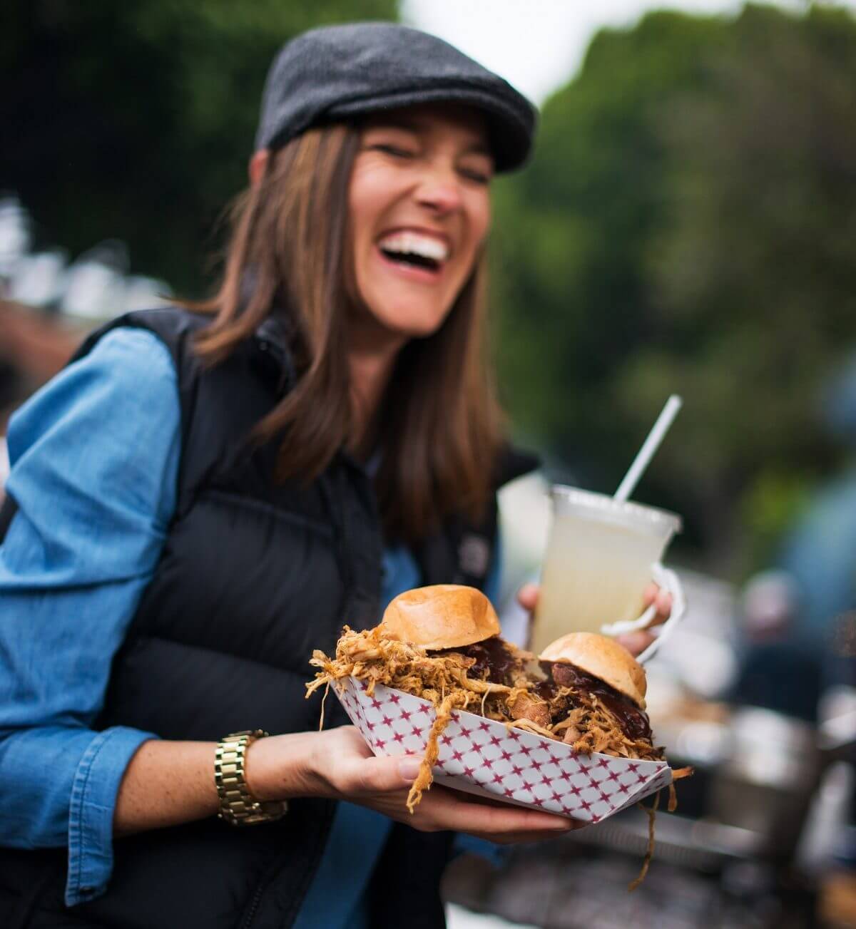 A meal at Downtown SLO Farmers' Market