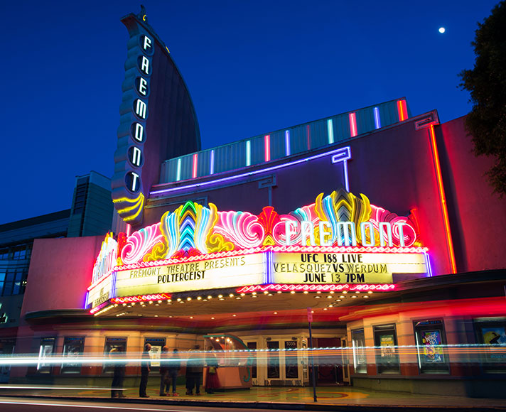 Catch a film at the Fremont Theater in San Luis Obispo