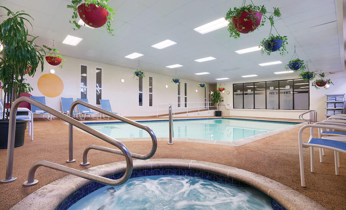 Indoor Jacuzzi and pool at Embassy Suites by Hilton San Luis Obispo