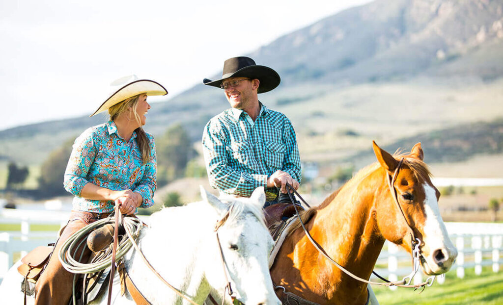 Horseback riding activities at Madonna Inn