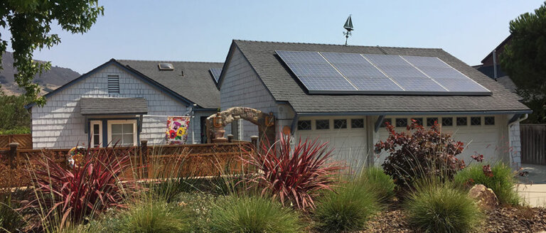 Outside of SLO Lakeside Lodge in San Luis Obispo, California