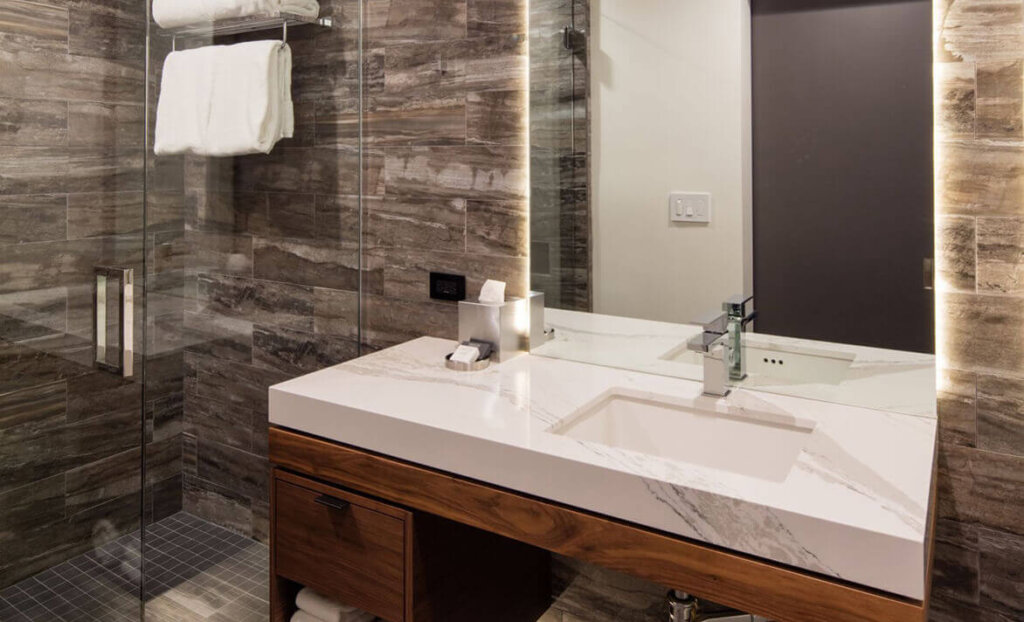 Bathroom in the Butler Hotel