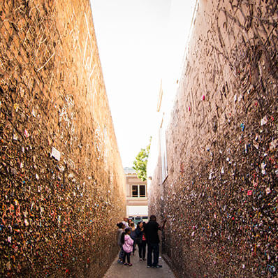 Bubblegum Alley in San Luis Obispo, California