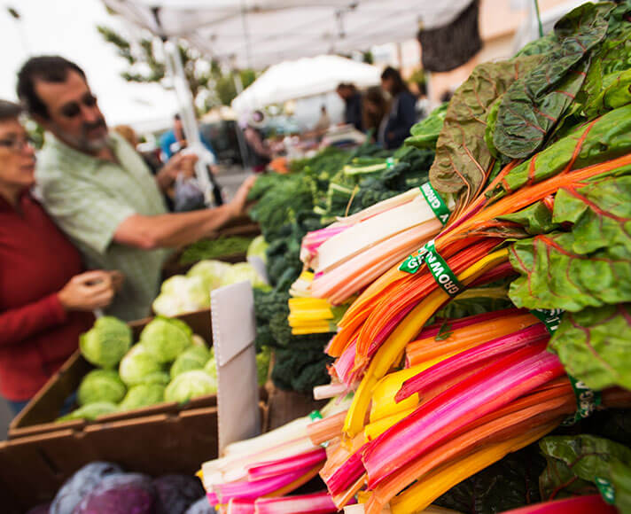 Fresh Produce at the San Luis Obispo Farmer's Market