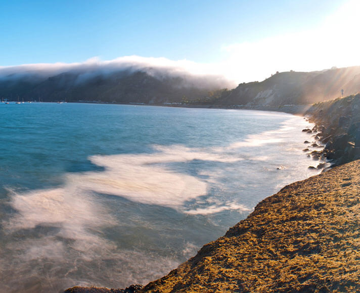 Fog rolls out over beautiful Central Coast beaches, San Luis Obispo