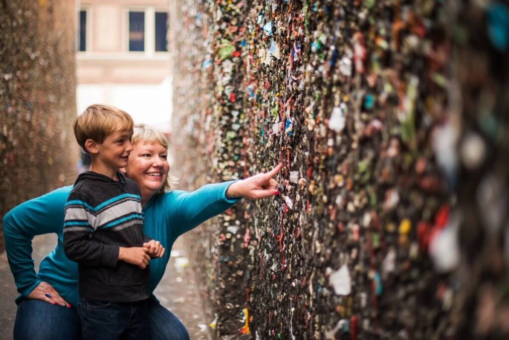 Mother and Son in Bubblegum Alley