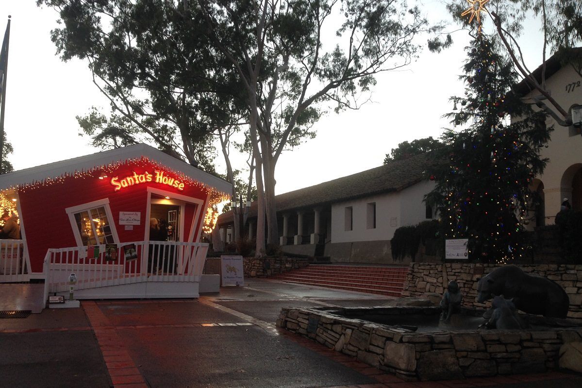 Santa's House in Downtown San Luis Obispo