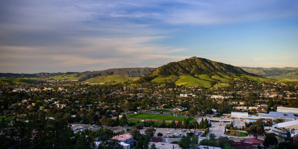 View Overlooking San Luis Obispo