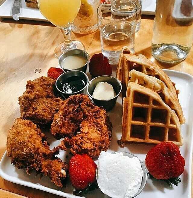 Sidecar SLO Chicken and Waffles