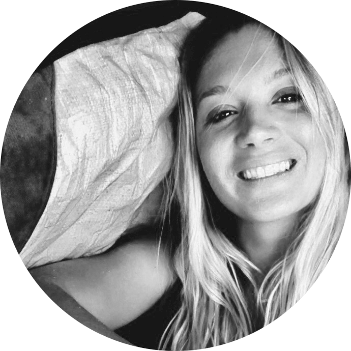 Adventure Aide Karlie Heynneman black and white smile