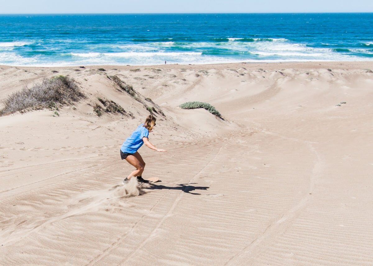 Sandboarding with Jack Smith at Montana De Oro Dunes