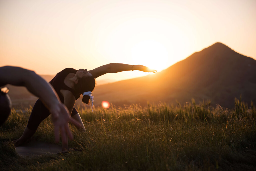 Outdoor Yoga on Terrace Hill