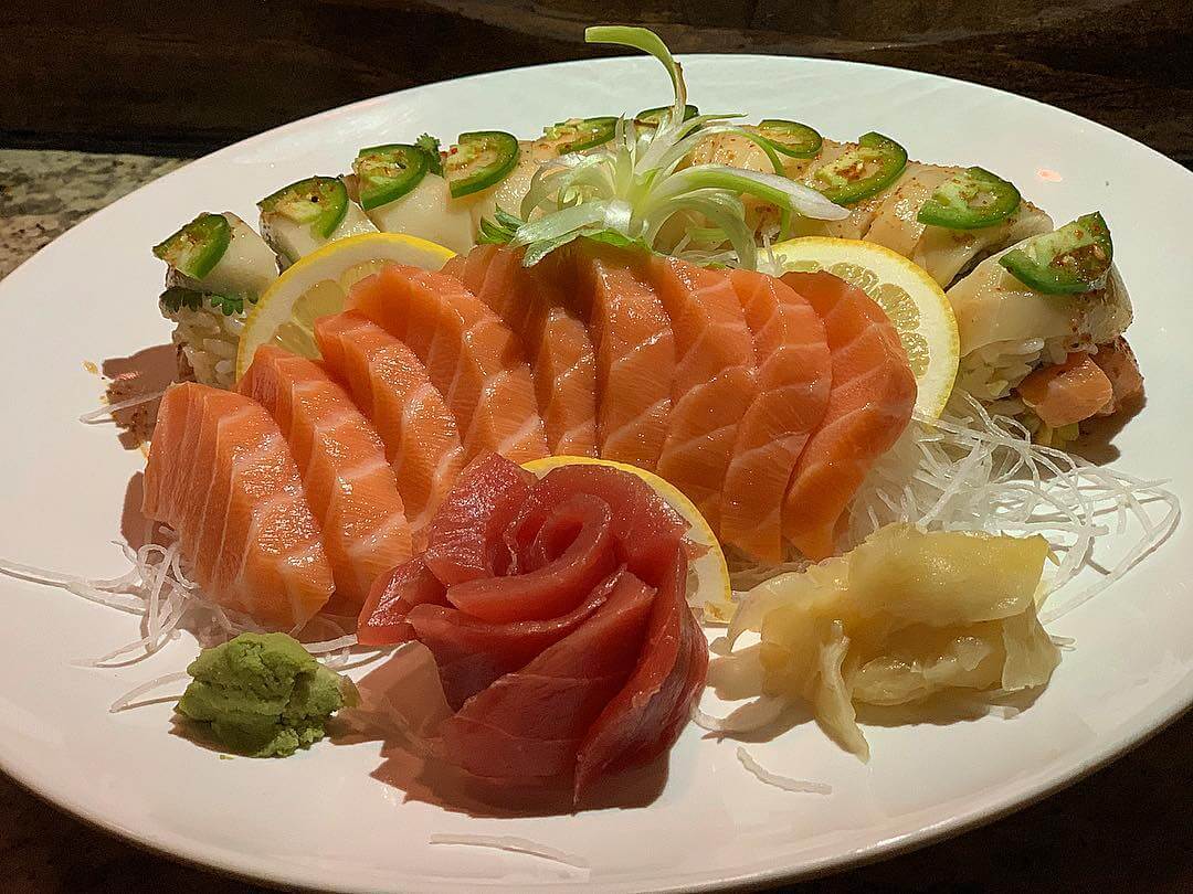 Sashimi and Special Sushi Roll Combo from Kumi Ko in San Luis Obispo