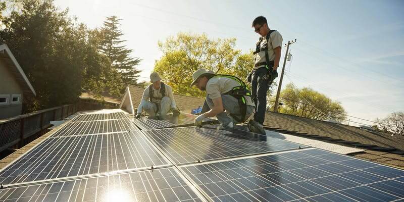 Solar panel install