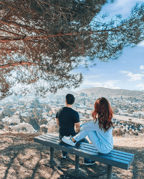 Couple on top of Cerro San Luis.