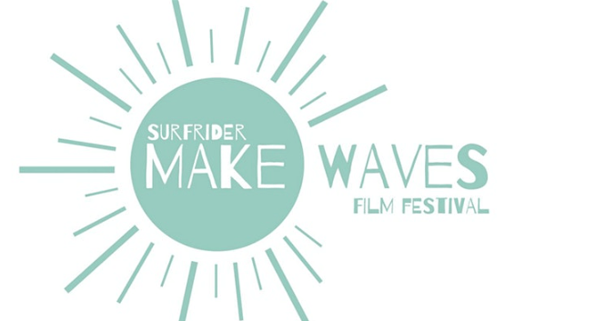 Surfrider's Make Waves Film Festival title graphic