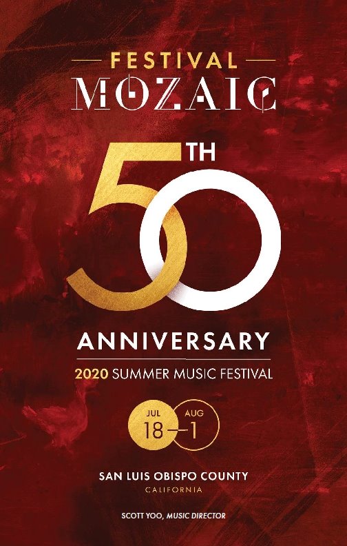 festival Mozaic 50th anniversary Poster