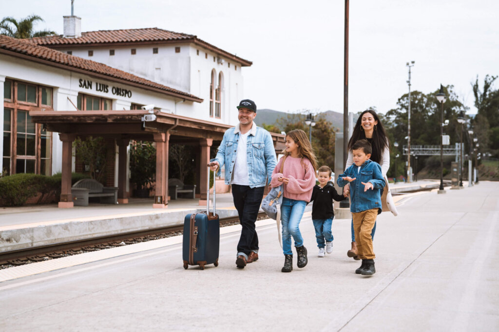 AMTRAK Railroad Station in San Luis Obispo California