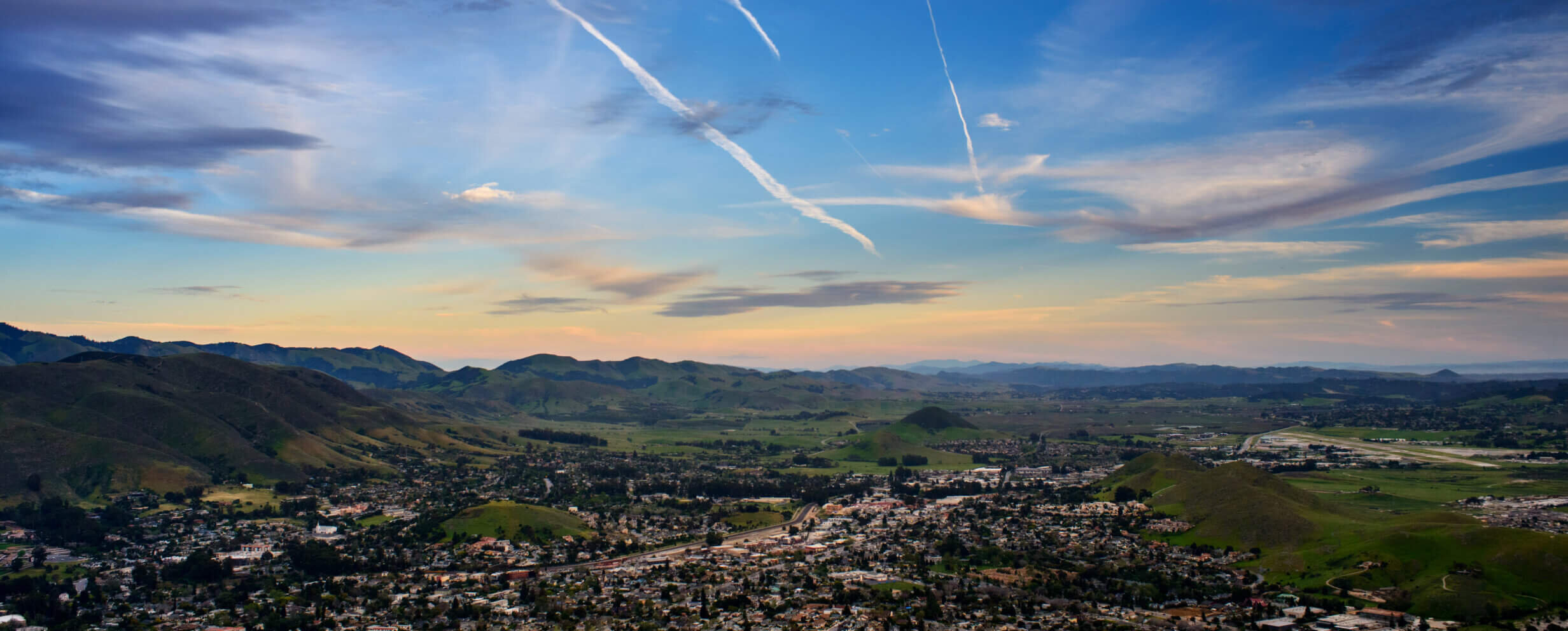 Aerial view Visit San Luis Obispo California