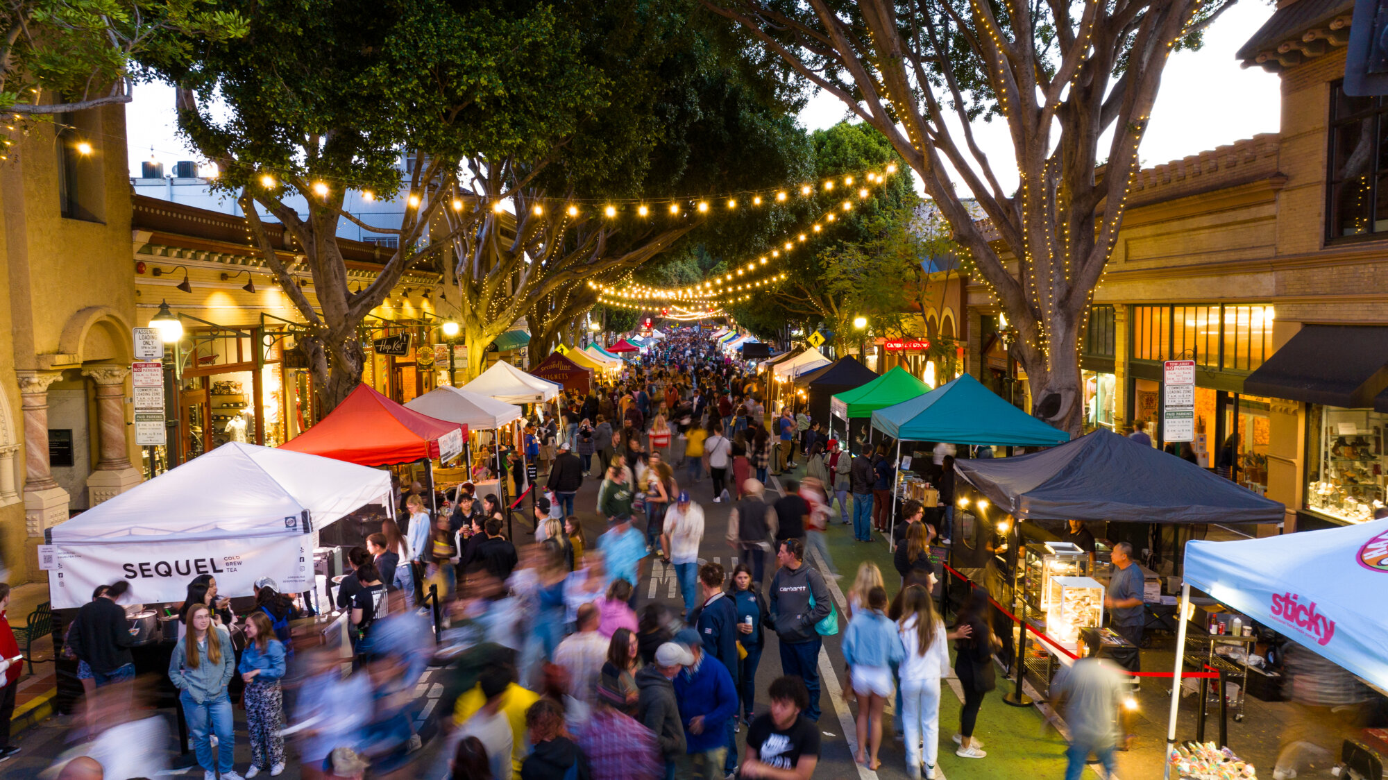 San Luis Obispo farmers’ market on Thursdays