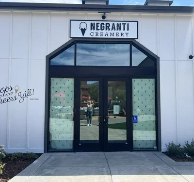 Outside of Negranti Creamery in SLO