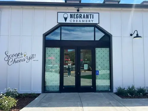 Outside of Negranti Creamery in SLO